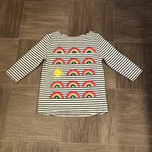 Mini Boden Rainbow and Sunshine Shirt Size - 5 - 6 Years